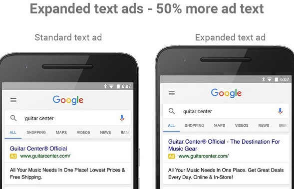 Expanded Text Ads